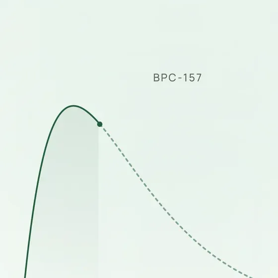 Real PinPoint onboarding crop showing a Peptide modeled level curve